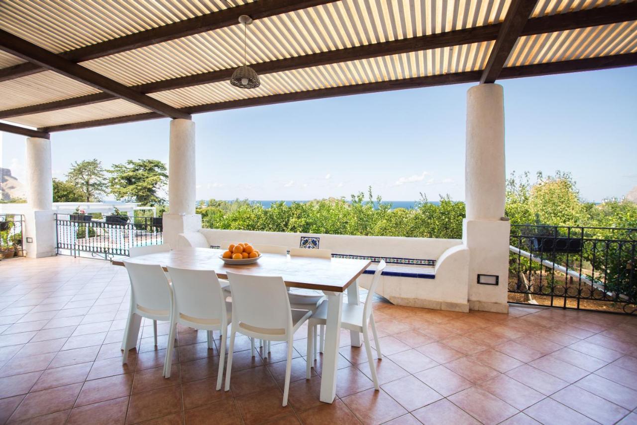 Villa Maria Una Finestra Sul Mare Valderice Exteriör bild