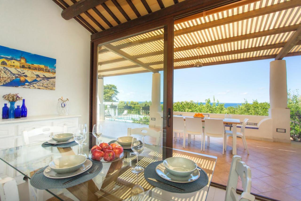 Villa Maria Una Finestra Sul Mare Valderice Exteriör bild